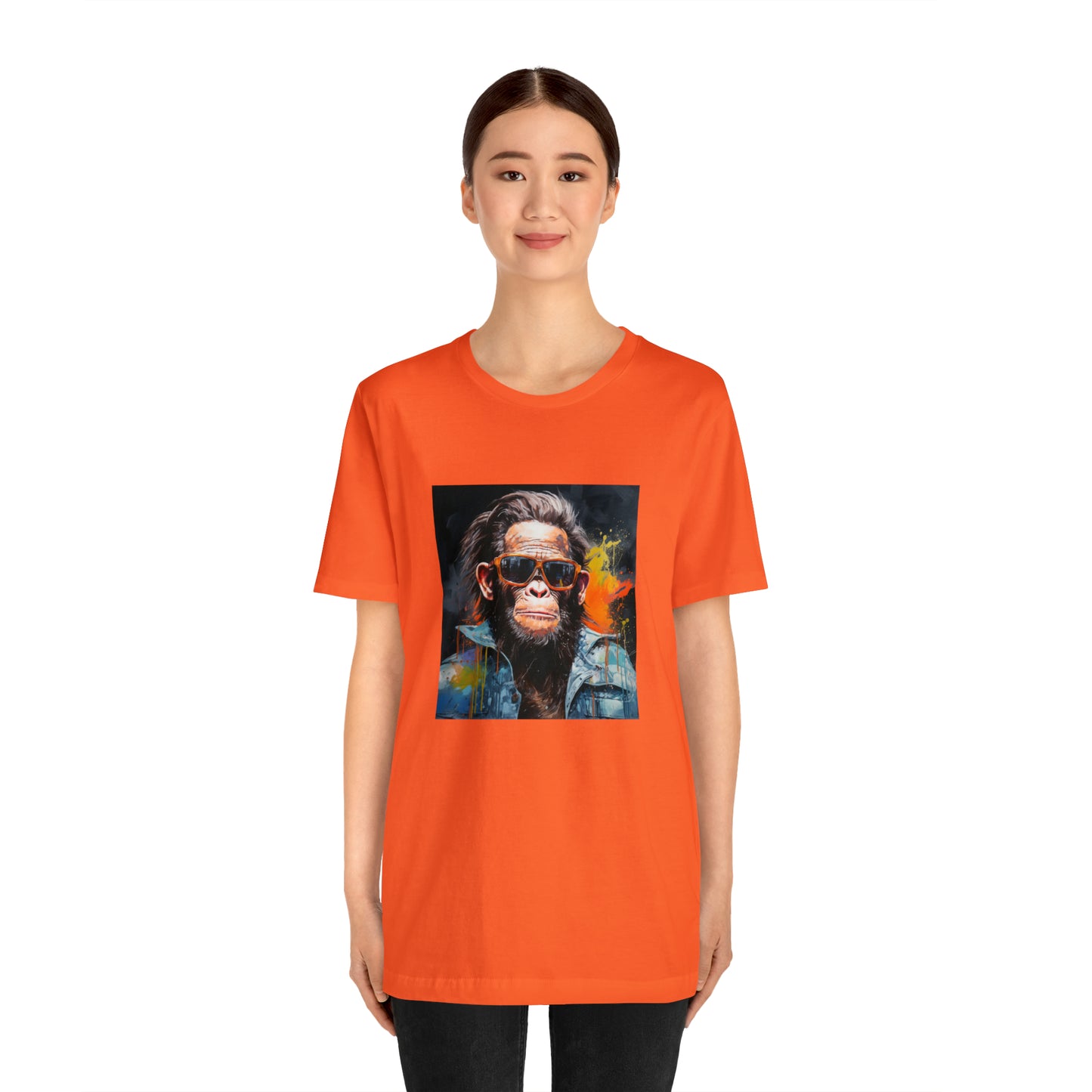 Terminator Monkey Unisex Short Sleeve Tee