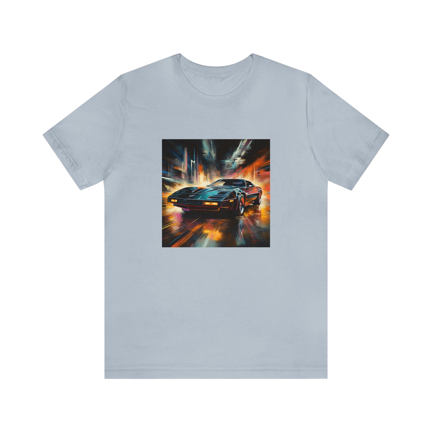 Knight Rider Abstract Unisex Jersey Short Sleeve Tee