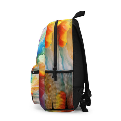 Misty Rainbow Abstract Backpack - Chiriz