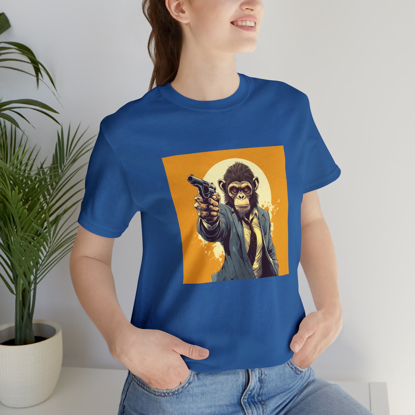 Monkey Unisex Jersey Tee