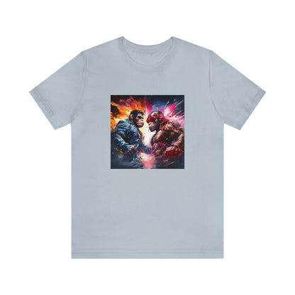 Terminator vs Rocky Monkey Unisex Jersey Tee