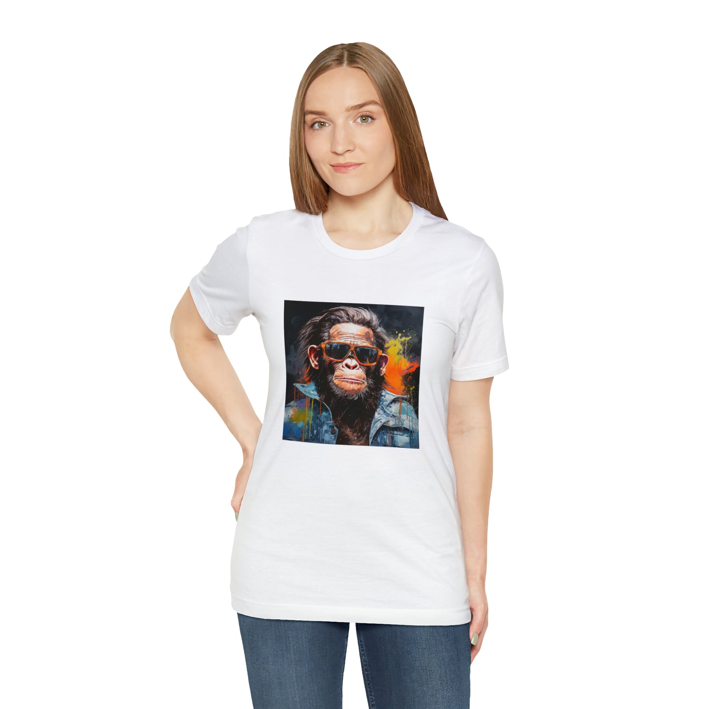 Terminator Monkey Unisex Short Sleeve Tee