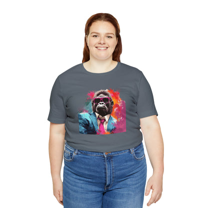 Miami Vice Gorilla - Unisex Jersey Short Sleeve Tee