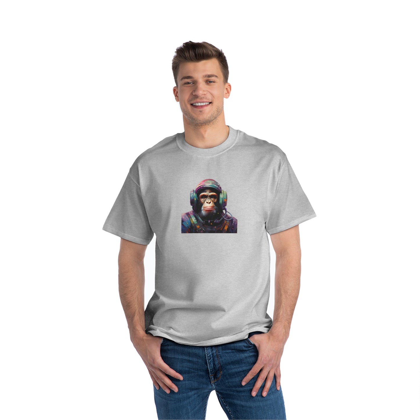 Monkey in Space Abstract Beefy-T® Short-Sleeve T-Shirt