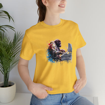 Ape Fixing Computer Unisex Tee