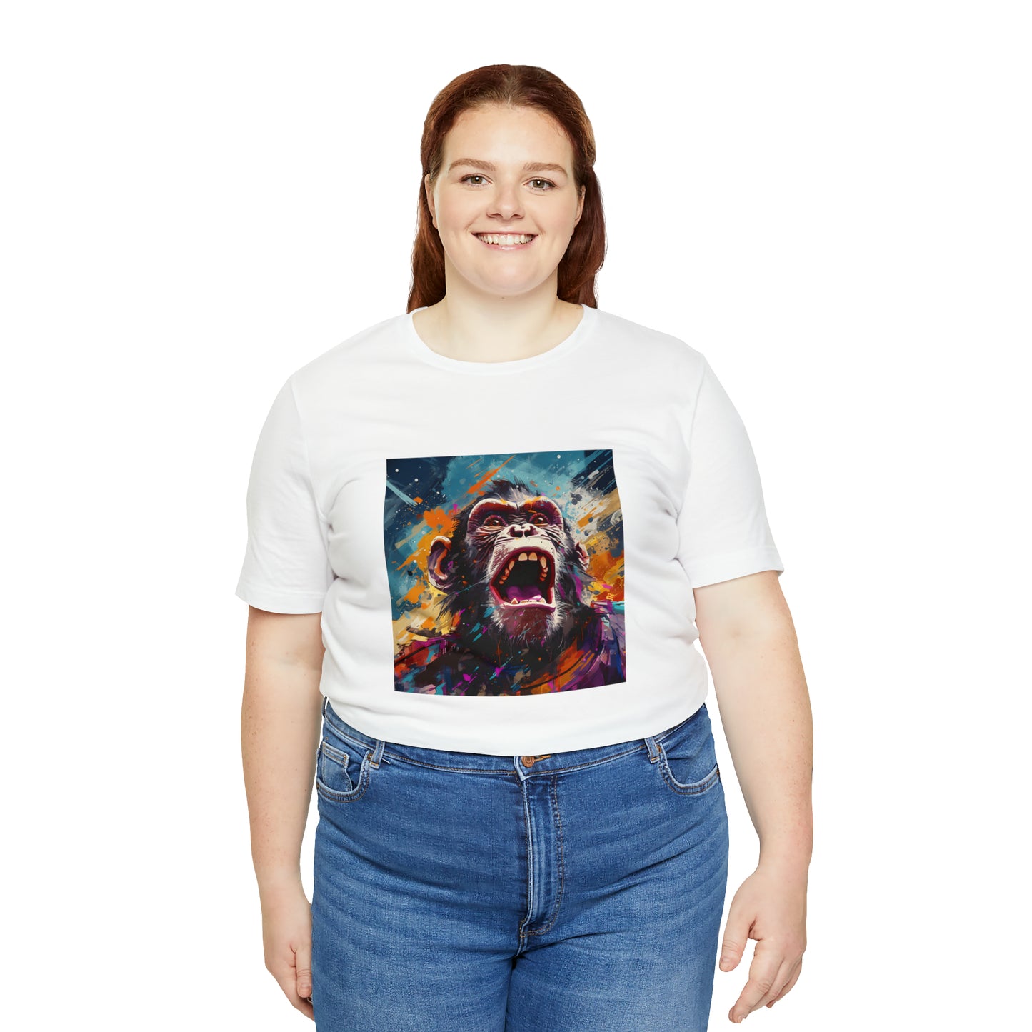 Monkey Abstract Unisex Jersey Tee