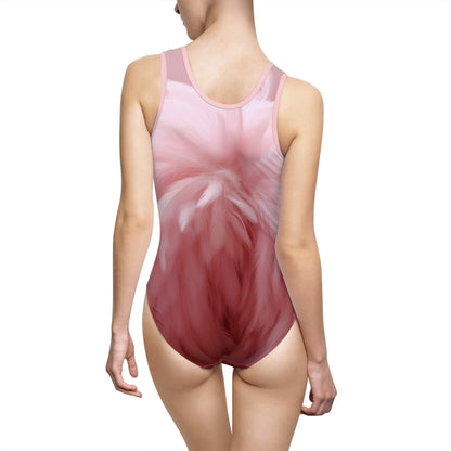 Pink Fluff Women's Classic One-Piece Swimsuit