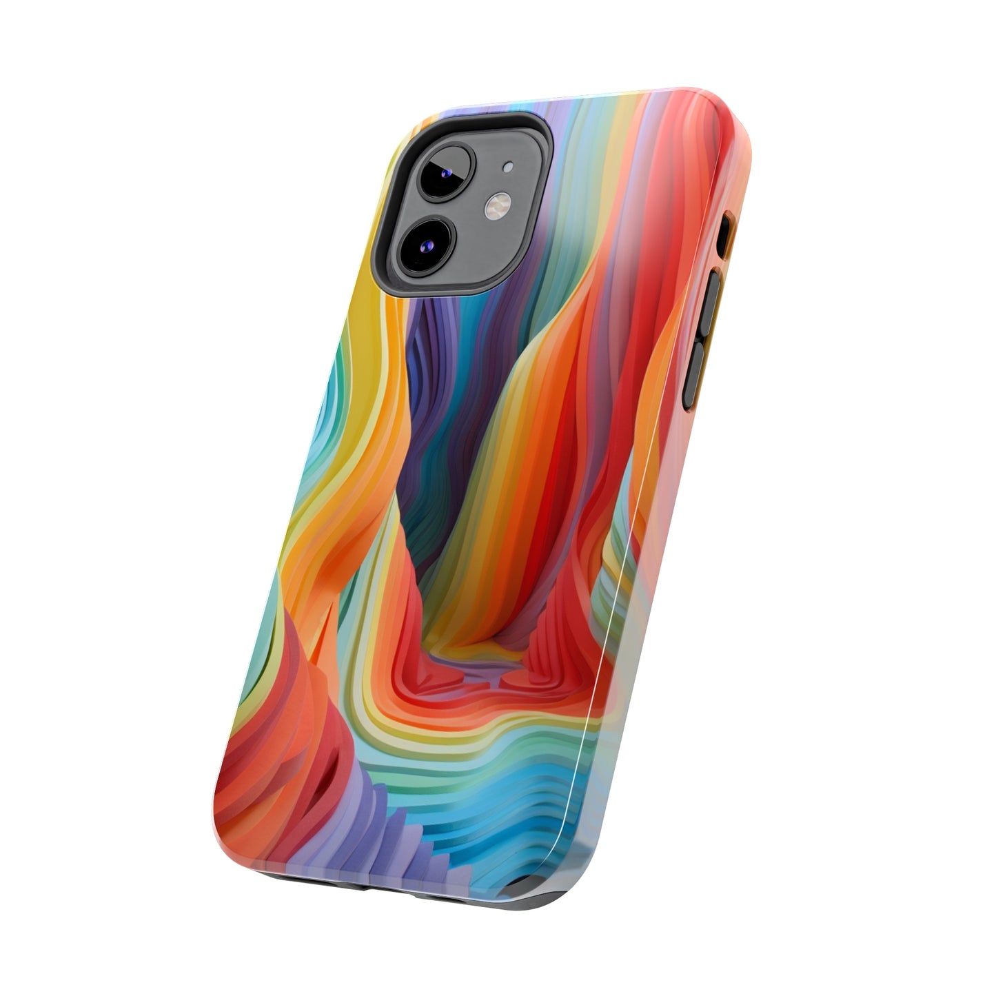 Rainbow Stripes Tough Phone Case