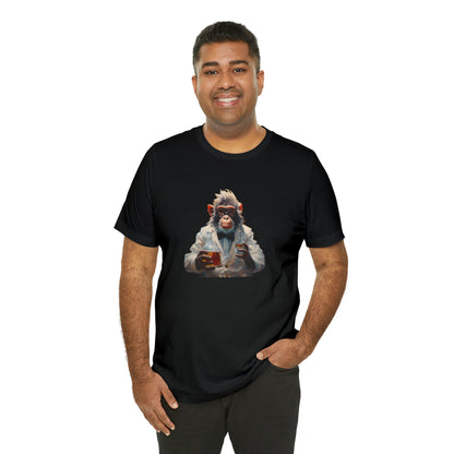 Monkey Scientist Unisex Jersey Short Sleeve Tee