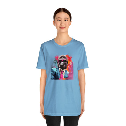 Miami Vice Gorilla - Unisex Jersey Short Sleeve Tee