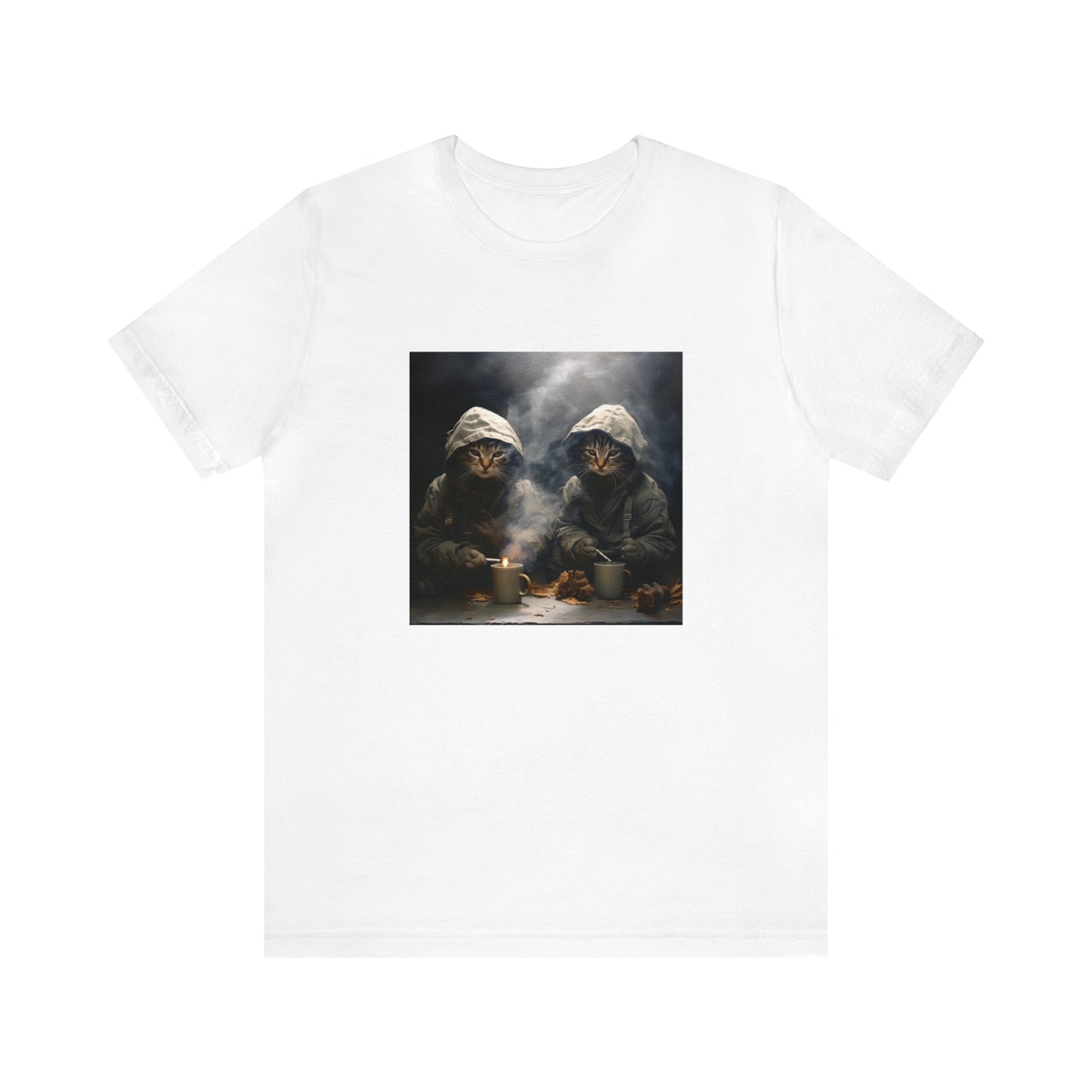 Banksy Inspired Kittens Smoking Unisex Tee