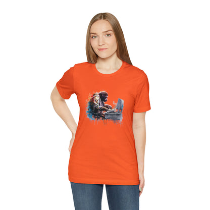 Ape Fixing Computer Unisex Tee