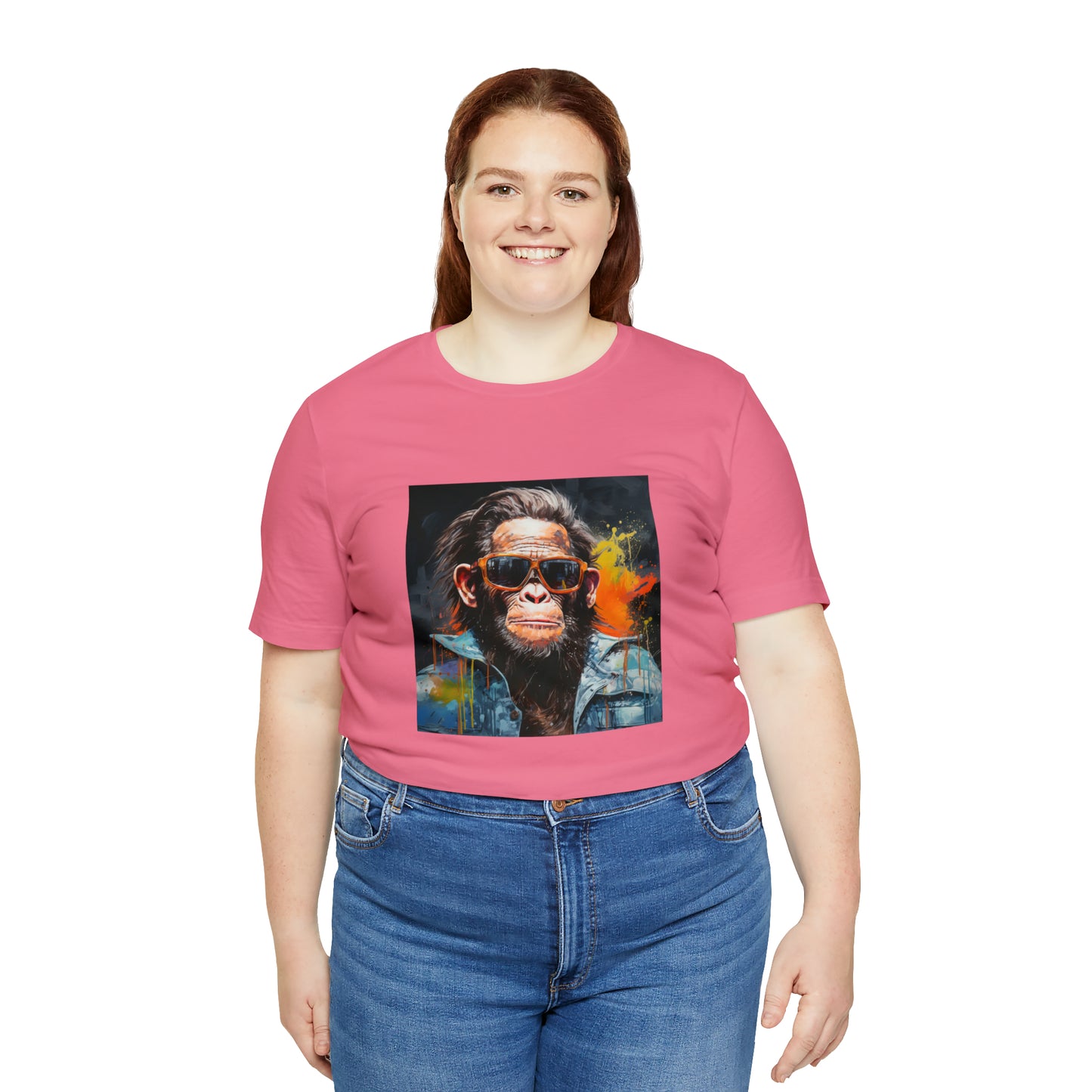 Terminator Monkey Unisex Short Sleeve Tee