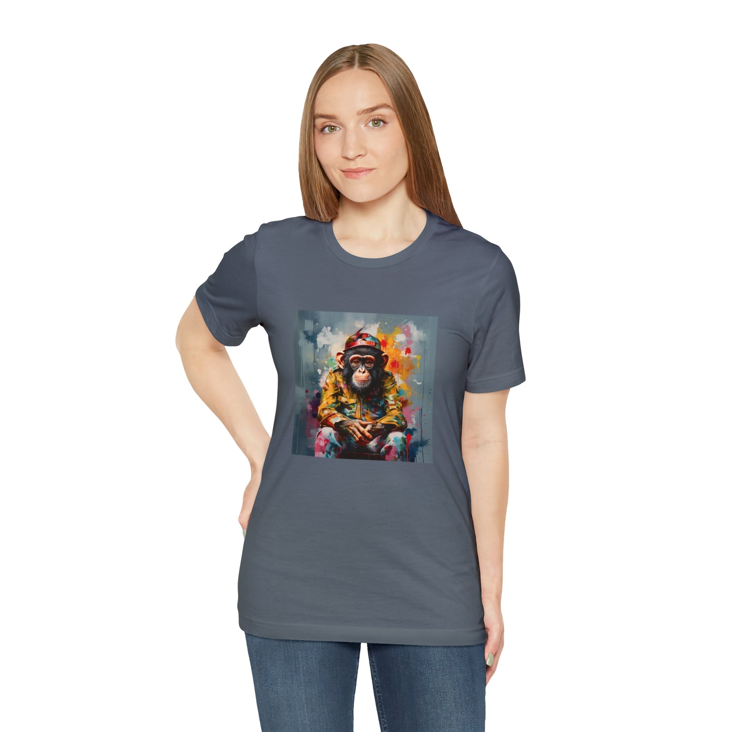 Forrest Gump Monkey Unisex Jersey Tee