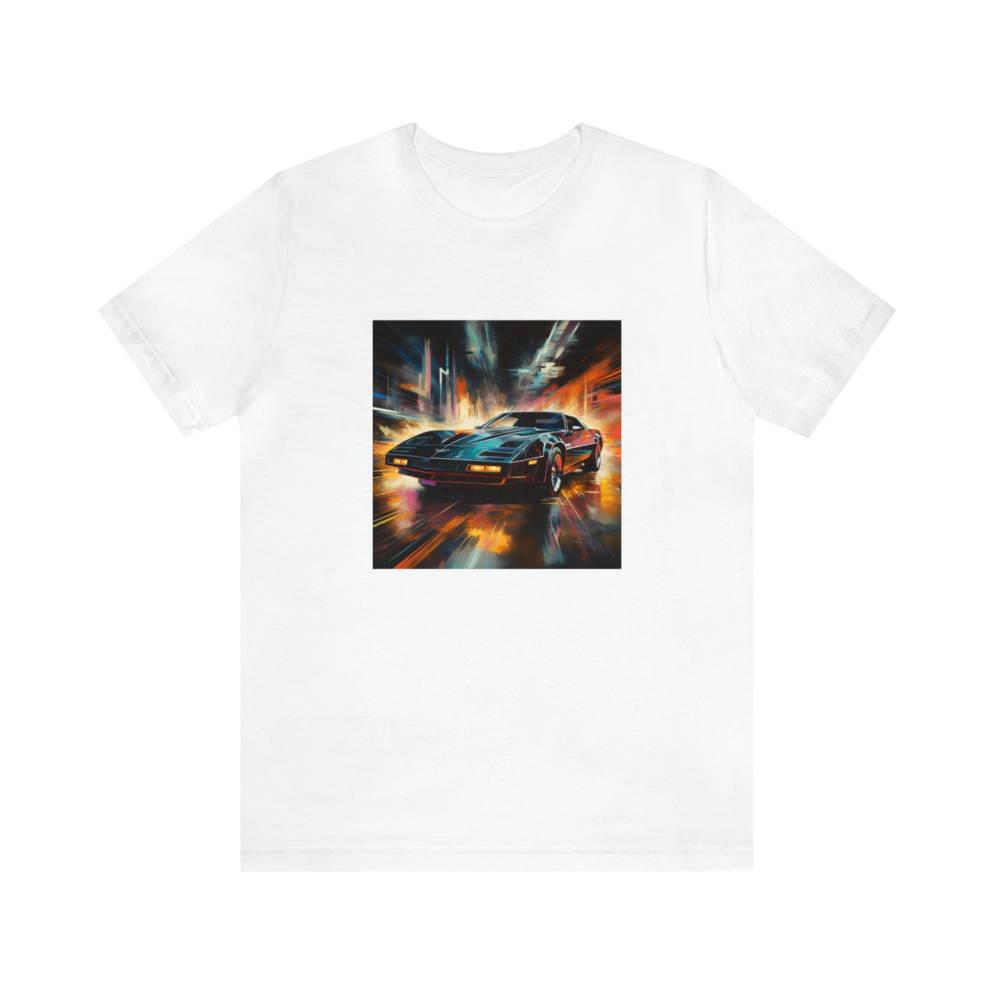 Knight Rider Abstract Unisex Jersey Short Sleeve Tee