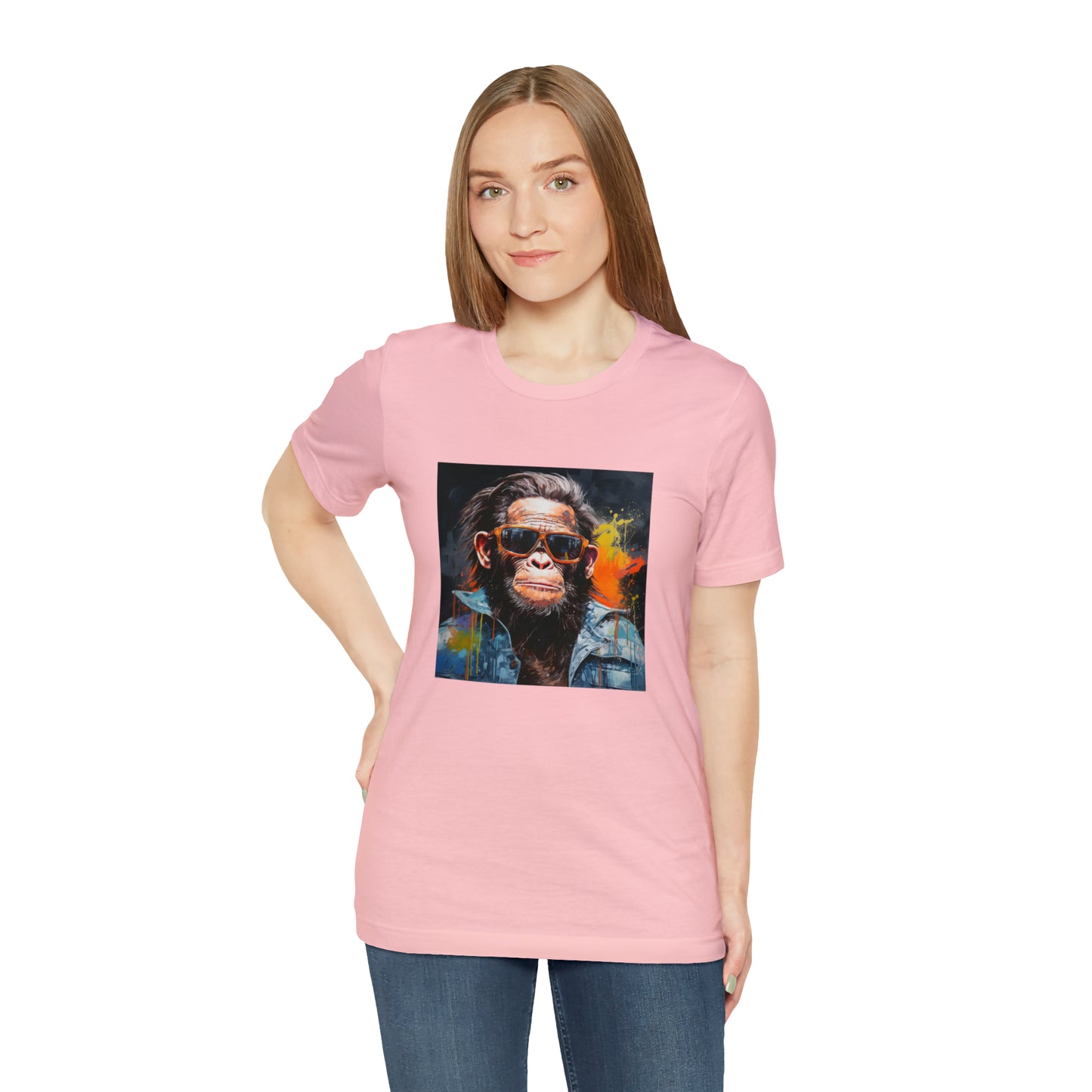 Terminator Monkey Unisex Short Sleeve Tee