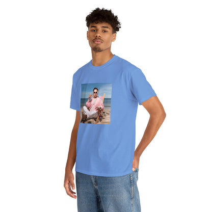 Elon Musk Beach Vibes Unisex Heavy Cotton Tee