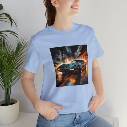 Knight Rider Abstract Unisex Jersey Short Sleeve Tee