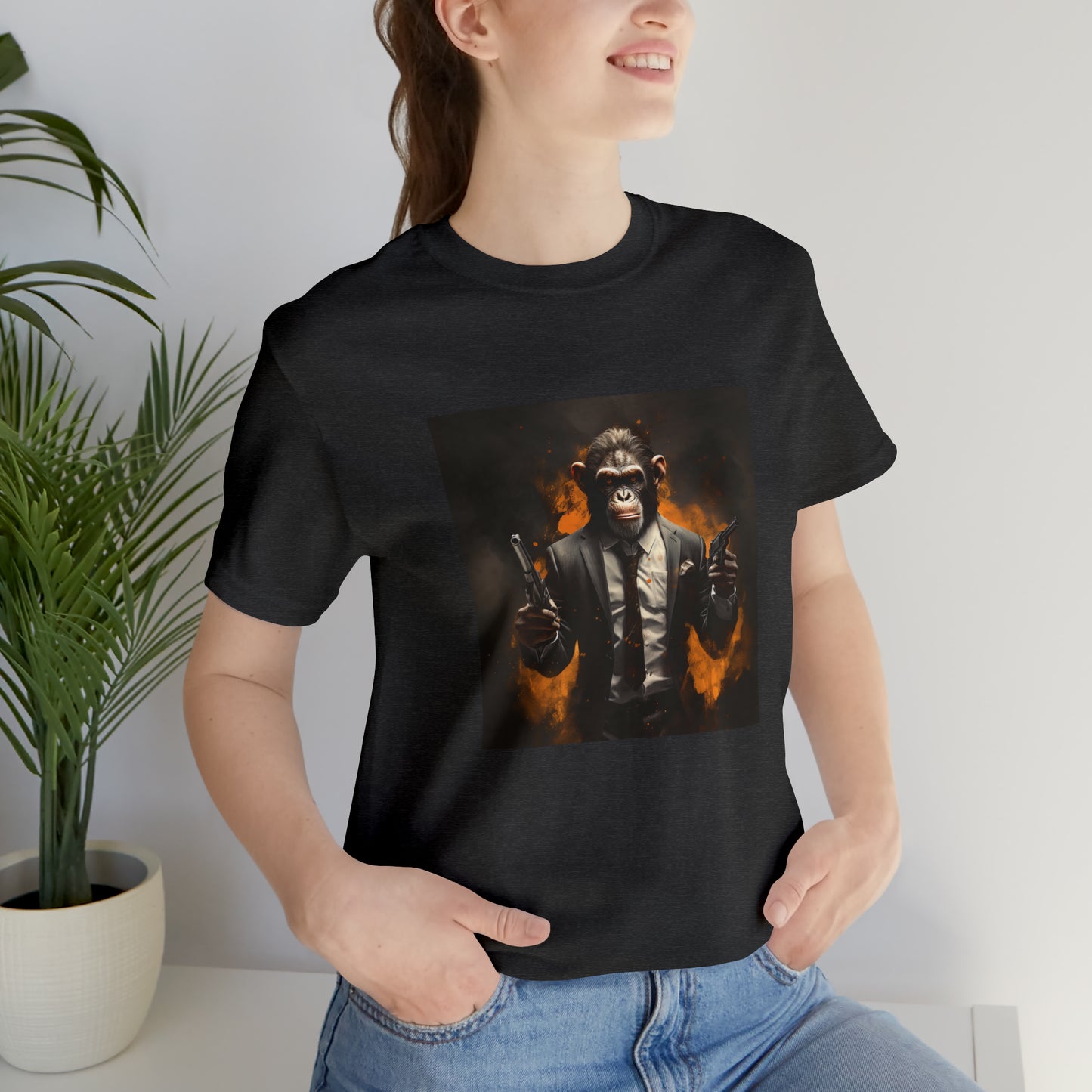 Monkey in a Suit Unisex Jersey Tee