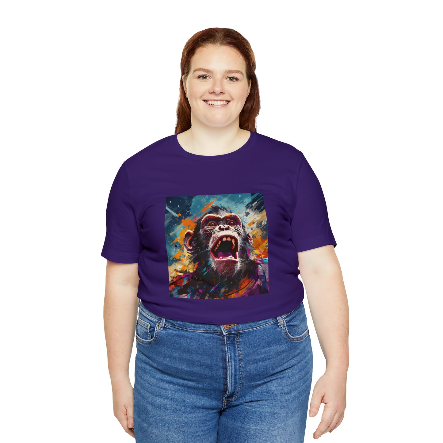 Monkey Abstract Unisex Jersey Tee