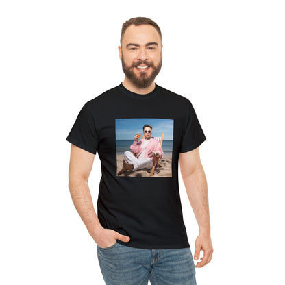 Elon Musk Beach Vibes Unisex Heavy Cotton Tee