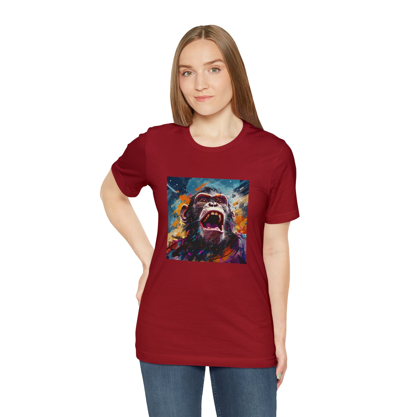 Monkey Abstract Unisex Jersey Tee