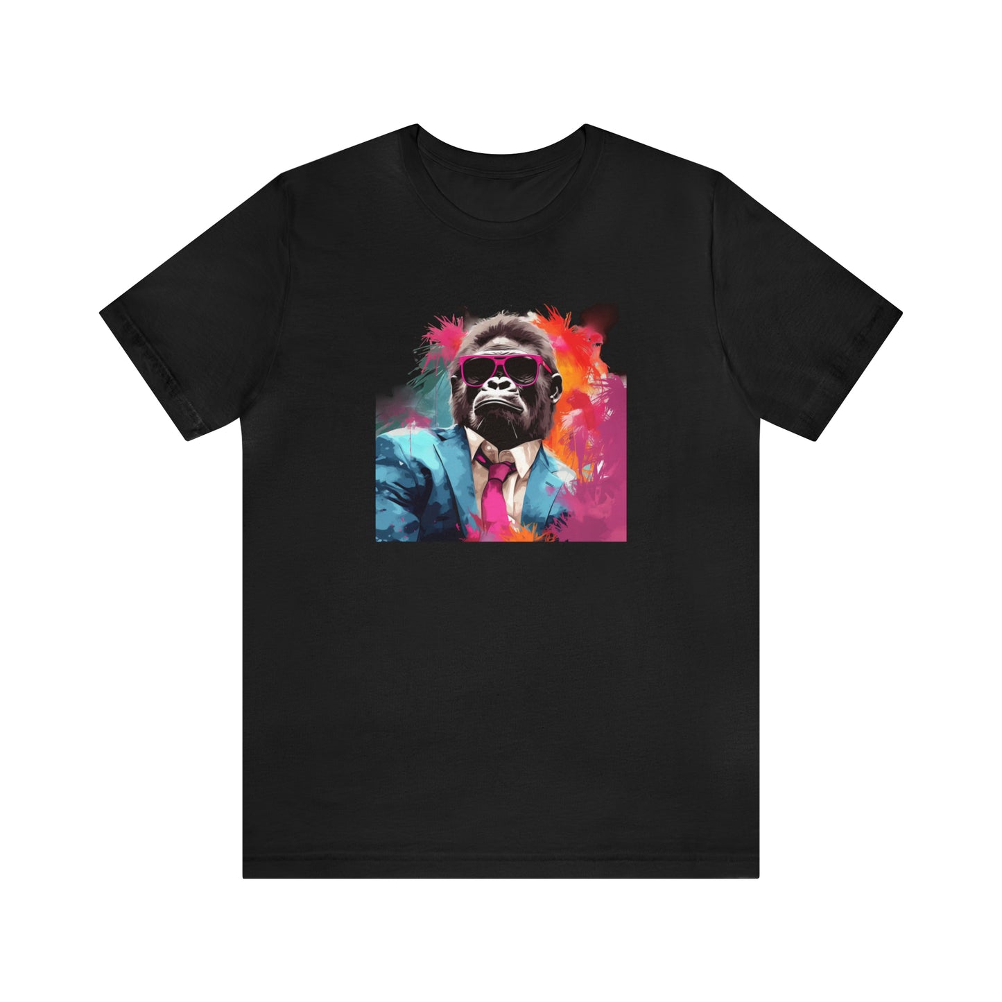 Miami Vice Gorilla - Unisex Jersey Short Sleeve Tee