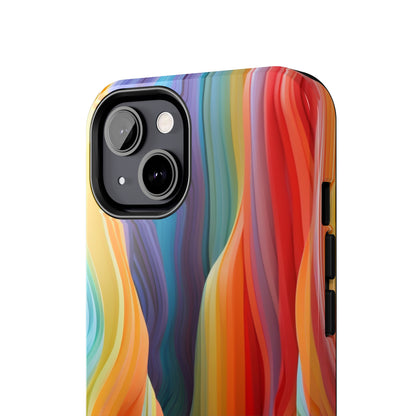 Rainbow Stripes Tough Phone Case