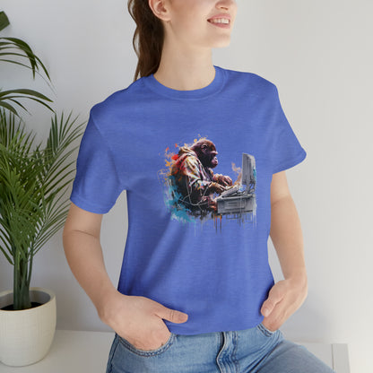 Ape Fixing Computer Unisex Tee