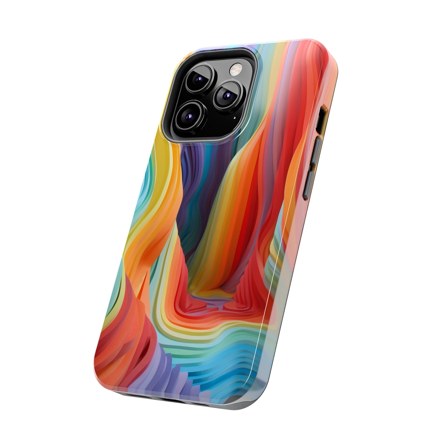 Rainbow Stripes Tough Phone Case