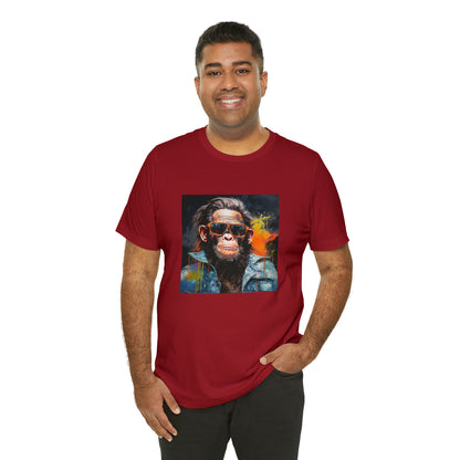 Terminator Monkey Unisex Short Sleeve Tee