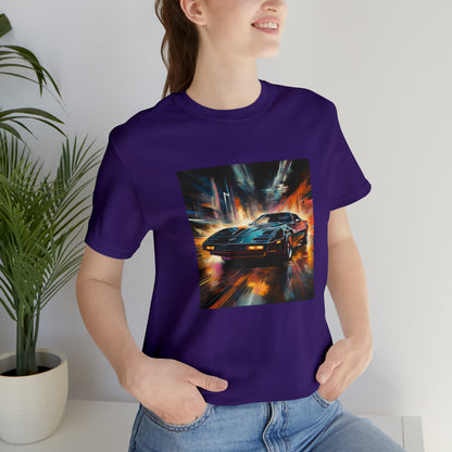 Knight Rider Abstract Unisex Jersey Short Sleeve Tee