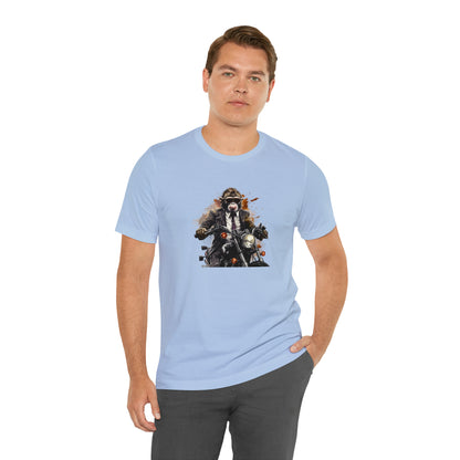 Monkey in Suit: The Gun-Toting Biker Tee