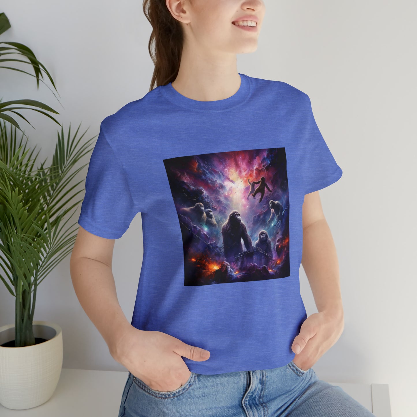 Magical Realm Apes Unisex Jersey Short Sleeve Tee