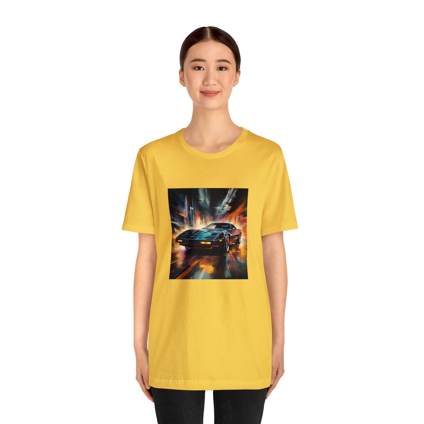 Knight Rider Abstract Unisex Jersey Short Sleeve Tee