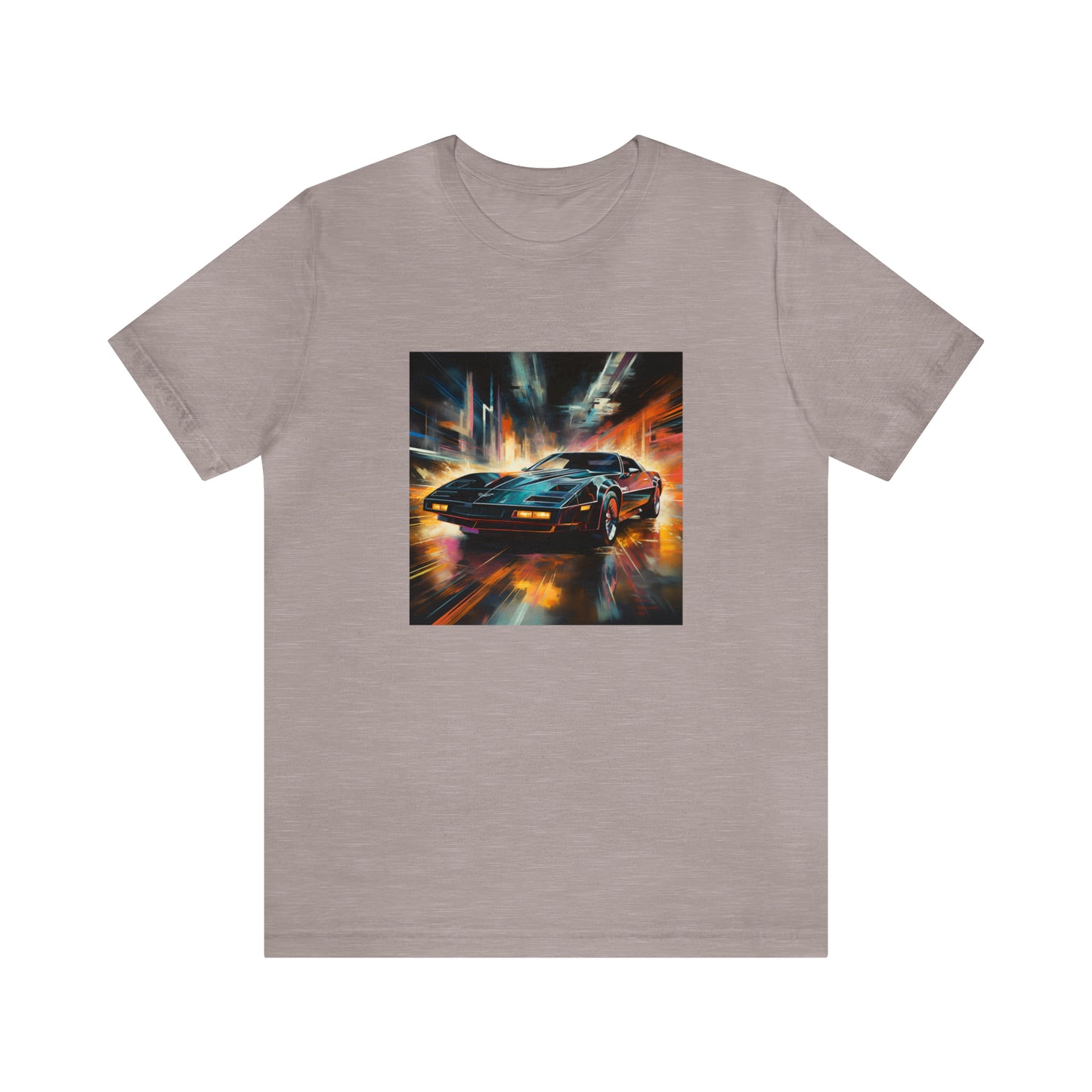 Knight Rider Abstract Unisex Jersey Short Sleeve Tee