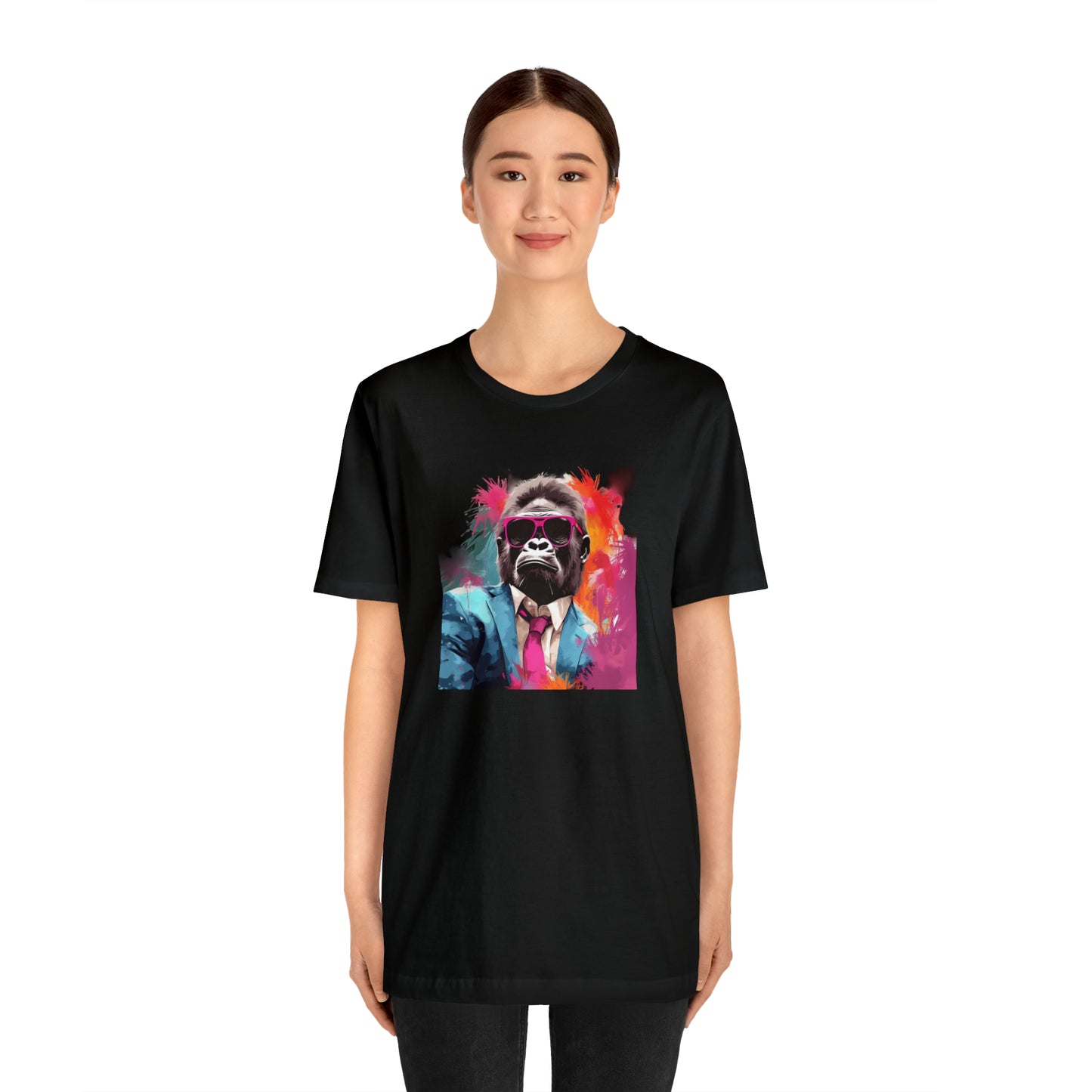 Miami Vice Gorilla - Unisex Jersey Short Sleeve Tee