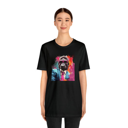 Miami Vice Gorilla - Unisex Jersey Short Sleeve Tee