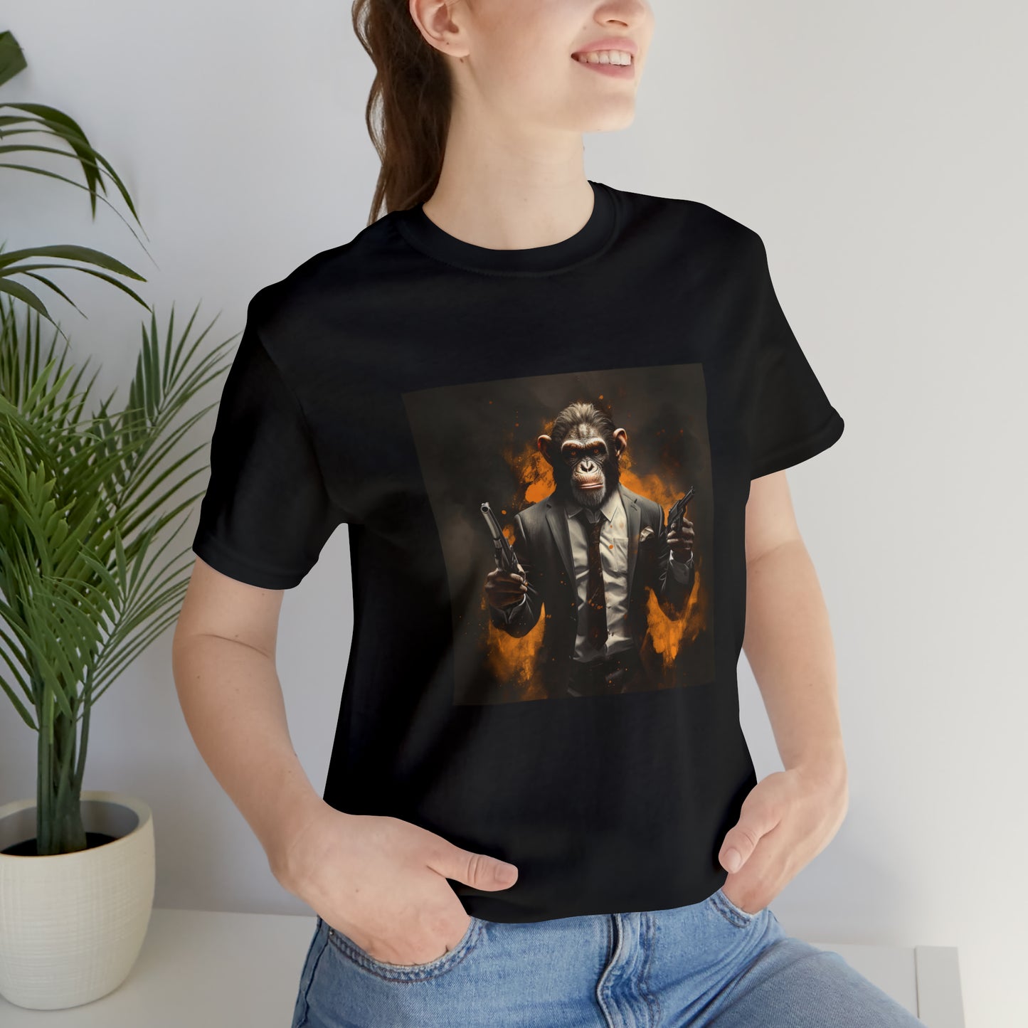 Monkey in a Suit Unisex Jersey Tee