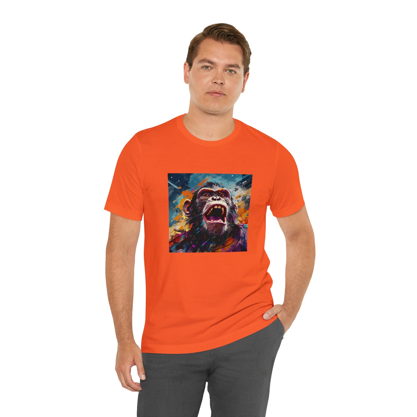 Monkey Abstract Unisex Jersey Tee