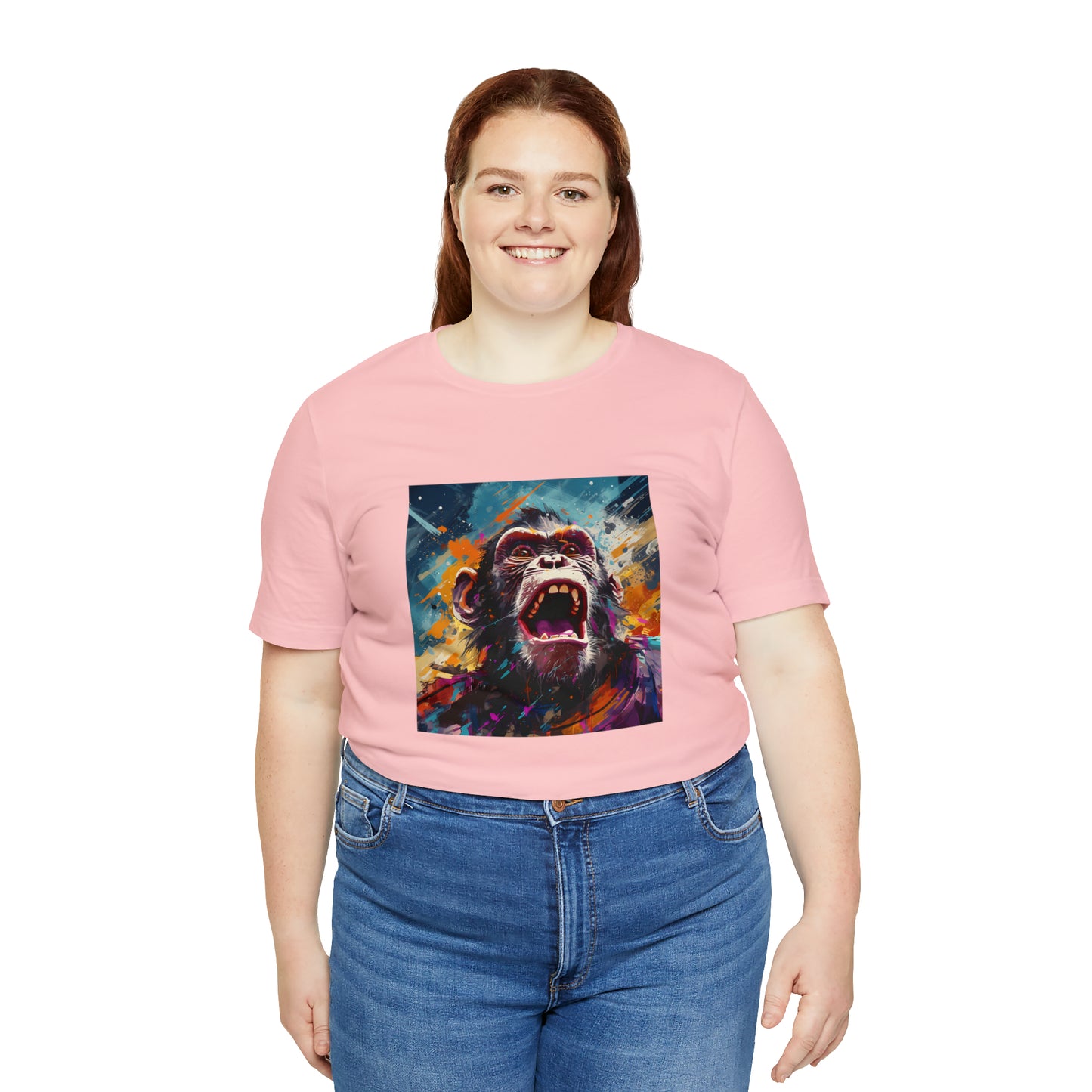 Monkey Abstract Unisex Jersey Tee