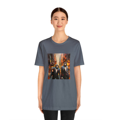 Apes in the City - Abstract Unisex Jersey Short Sleeve Tee