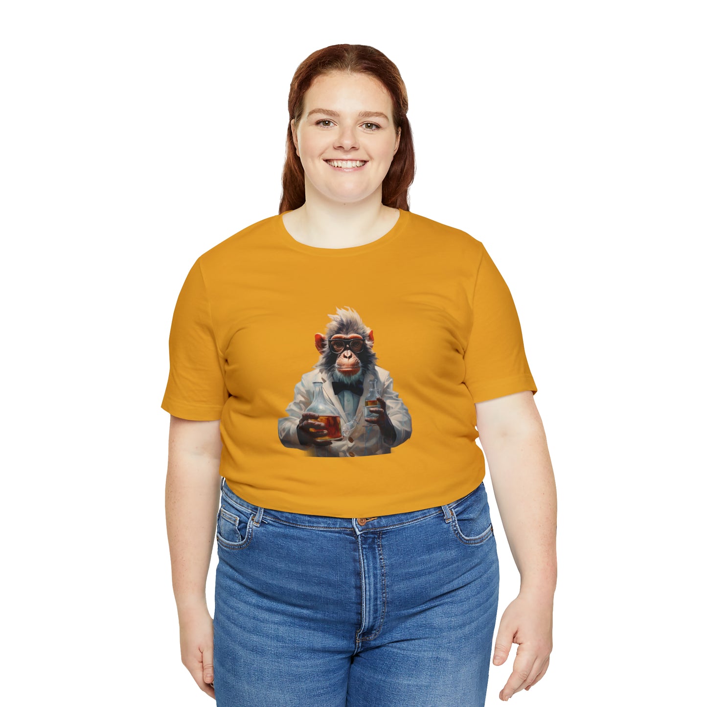 Monkey Scientist Unisex Jersey Short Sleeve Tee