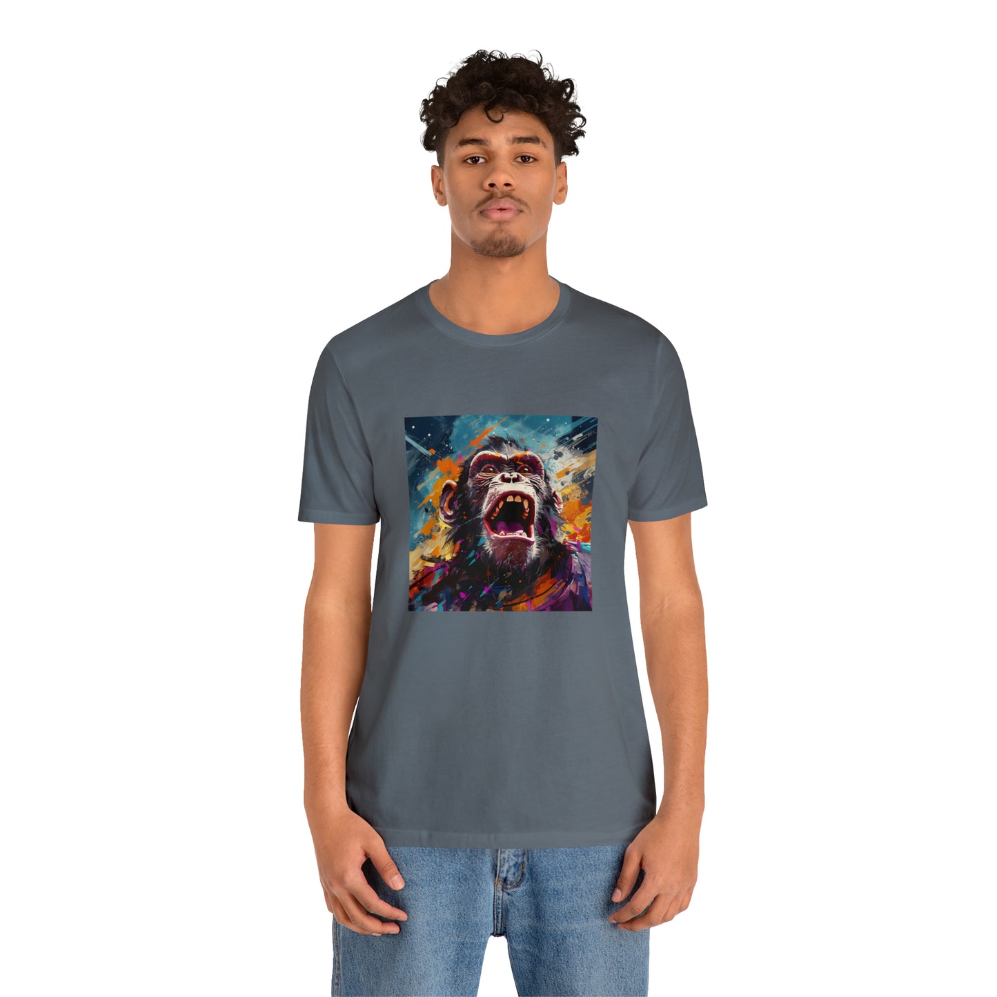 Monkey Abstract Unisex Jersey Tee