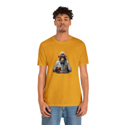 Monkey Scientist Unisex Jersey Short Sleeve Tee