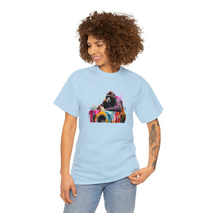 Gorilla Doing Laundry Unisex Heavy Cotton Tee