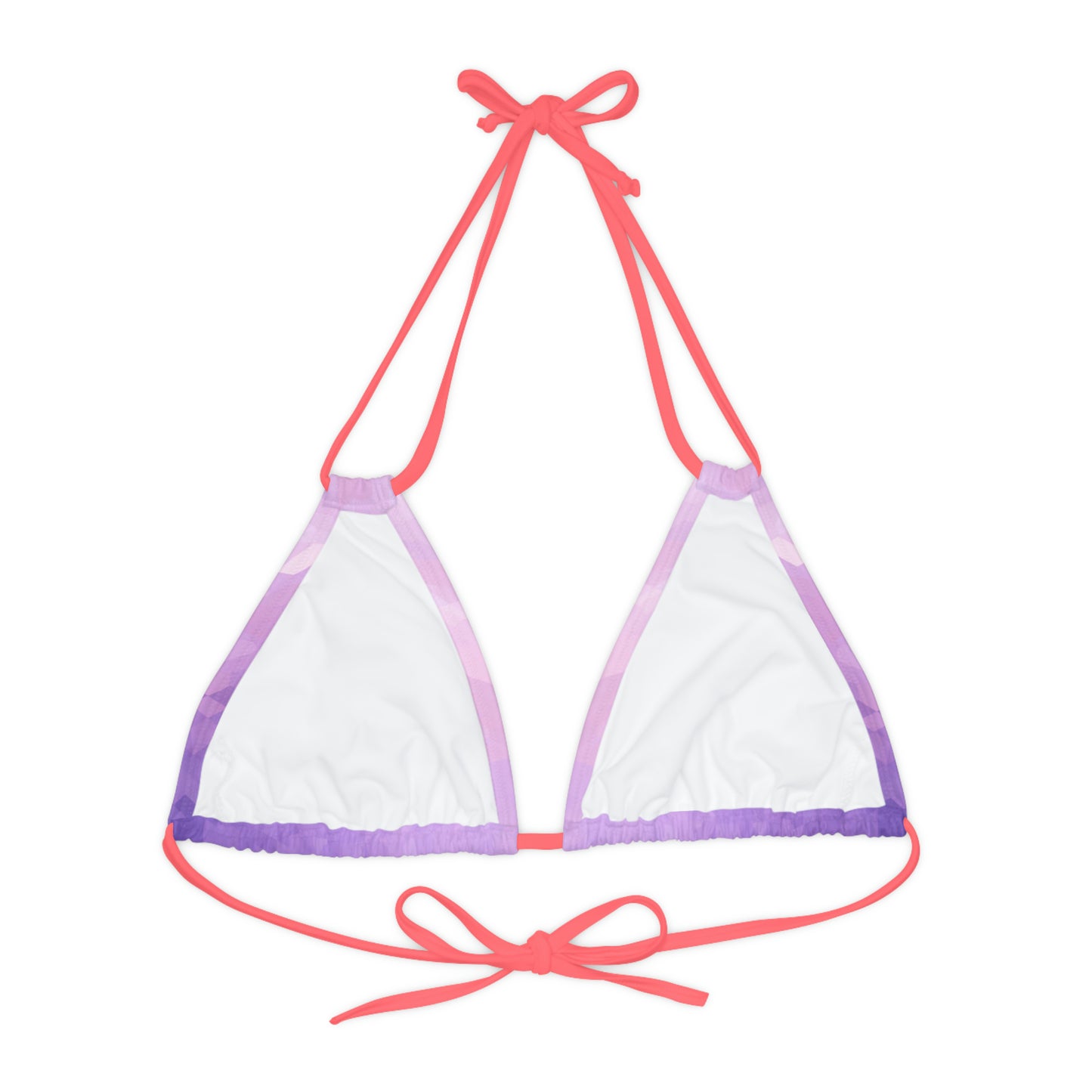 Light Purple Triangle Bikini Top Swimwear