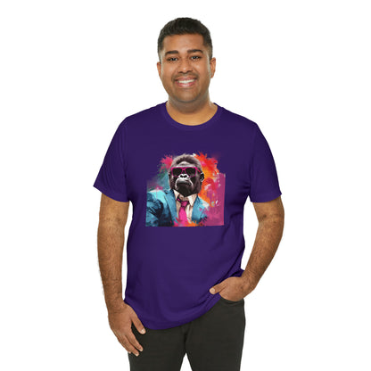 Miami Vice Gorilla - Unisex Jersey Short Sleeve Tee