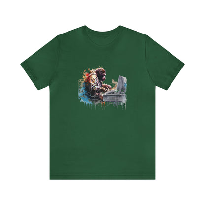 Ape Fixing Computer Unisex Tee