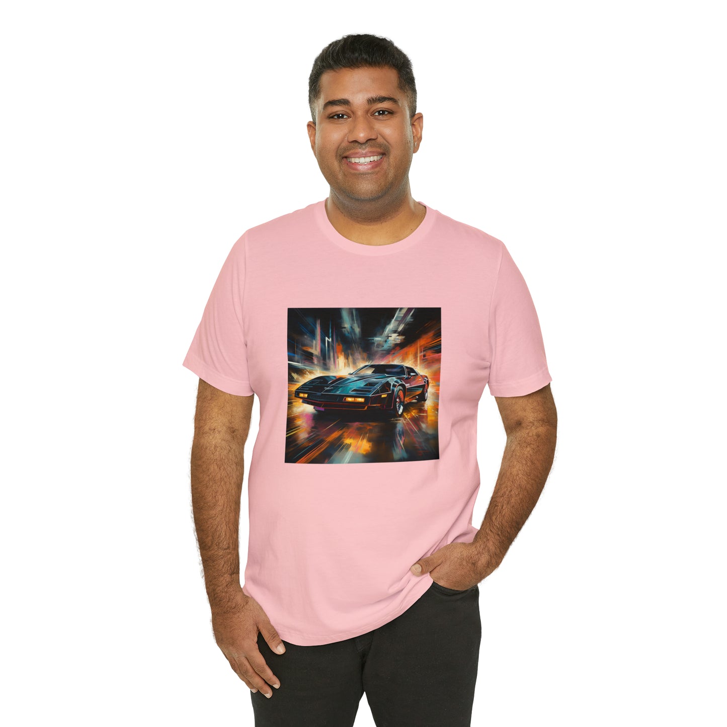 Knight Rider Abstract Unisex Jersey Short Sleeve Tee